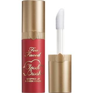 Too Faced - Cloud Crush Whipped Lip & Cheek - Blæk Til Læber Og Kinder - Cc Whipped Lip & Cheek - Red Velvet - For Women - Pink