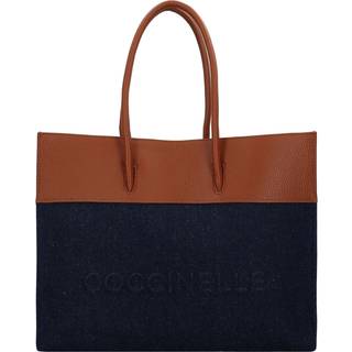 Coccinelle Myrtha Denim Shopper taske mørkeblå