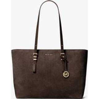 MK Quinn Large Suede Tote Bag - Brown - Michael Kors - ONE SIZE