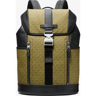 MK Hudson Signature Logo Aviator Backpack - Green - Michael Kors - ONE SIZE