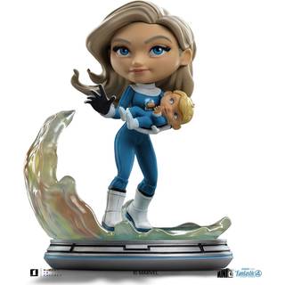 Fantastic Four Mini Co. PVC Figure Invisible Woman and Franklin 15 cm