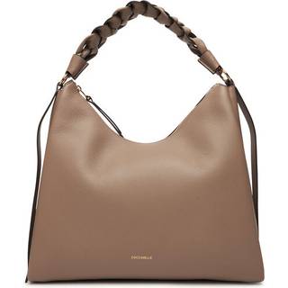 Coccinelle Boheme Grana Double Hobo bag taupe