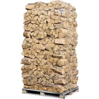 Ovntørt løvtræ - 132 sække - brændetårn