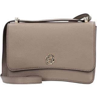 Crossbodytaske i læder med detaljer med dobbelt B-monogram