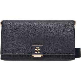 TH Monogram Pebble Grain Crossbody Bag