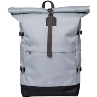 Sandqvist Icon Rolltop Backpack 26 Daypack størrelse 26 l farve grå