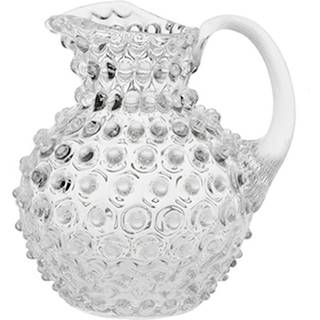 KLIMCHI Serving And Trays - 'Hobnail Jug' small, clear in Clear Glass