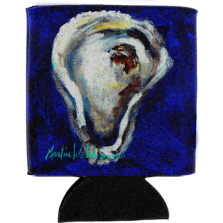 Caroline's Treasures MW1047CC Oyster One Shell kan eller flaske Hugger Køler Vaskbar Drink Sleeve Sammenfoldelig drikke Isoleret Holder kan hugge