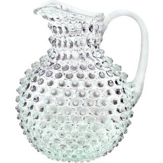 Mundblæst Hobnail krus, 2 L