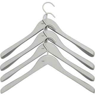 Hay - Tøjbøjle - bred - Grå - Soft Coat Hanger - Wide - Grey - sæt med 4 stk.