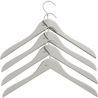 HAY Soft Coat Hanger Slim (4 stk.) Grey