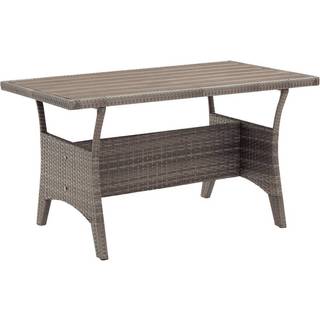 Havebord Polyrattan - Mørkegrå