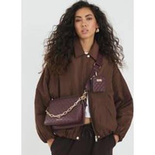 River Island River Island crossbody-taske med præget kæde