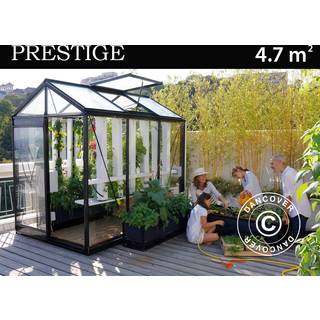 ACD Drivhus glas, PICCOLO 4,7m², 1,59x2,98x2,21m, Sort