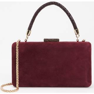 Dune London Dune London Red Slim Beaut Hard Clutch Bag