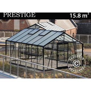 ACD Drivhus glas, FLORA 15,8m², 3,06x5,19x2,59m, Sort