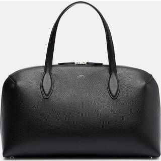 Toteme Lounge Medium leather tote bag - black - One Size