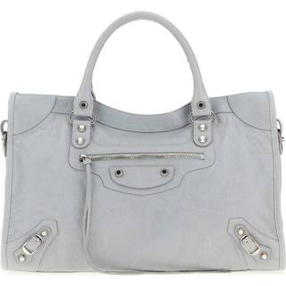 Balenciaga Le City Medium leather tote bag - grey - One Size