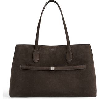 Toteme Lounge suede tote bag - brown - One Size