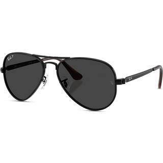 Ray - Ban Unisex RB3925 AVIATOR MAX 002/48 Solbriller Metal Sort Grå Pilot Polariseret