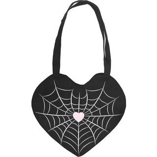 Spiderweb Heart Tragetasche in Herzform