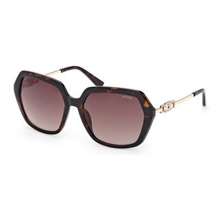 Guess Kvinde GU00267 52F Solbriller Injiceret Havana Brun Geometrisk Normal