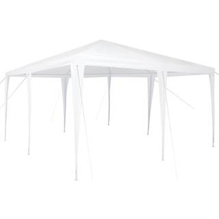 Party Tent Hvid 400 x 400 x 266 cm Polyester og Stål