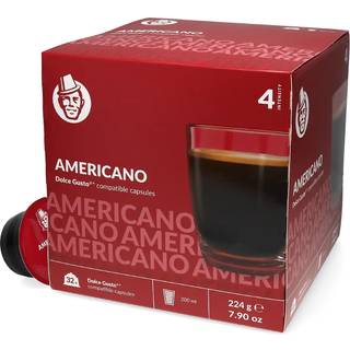 Kaffekapslen | Americano - Everyday Coffee - 32 kapsler til Dolce Gusto