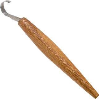 Spoon Carving Knife Deep Cut Bevels, oak