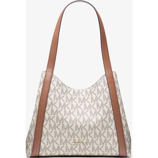 MK Rosemary Large Signature Logo Shoulder Bag - Natural - Michael Kors - ONE SIZE