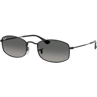 Ray - Ban Unisex RB3832 002/71 Solbriller Metal Sort Grå Geometrisk Normal Skygge