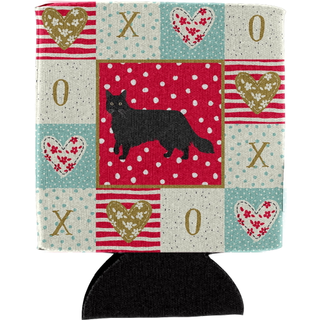 """" Caroline's Treasures CK5575CC Black Chantilly Tiffany Cat Love Can eller flaske Hugger Kold-bjælke-Koozies multicolor """"