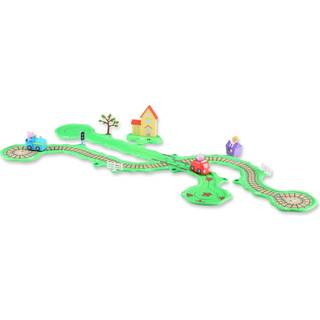 Gurli Gris Peppa whizz around by