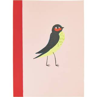 Notizbuch Midsommar Magic Vogel - Rosa