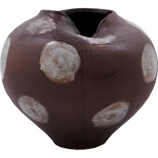 House Doctor - Expo vase brun hvid sten Ø 23 cm