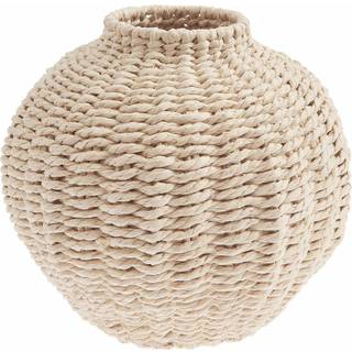 Vase Geflecht oval Natur