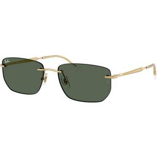 Ray - Ban Unisex RB3768 001/71 Solbriller Metal Guld Grøn Geometrisk Normal