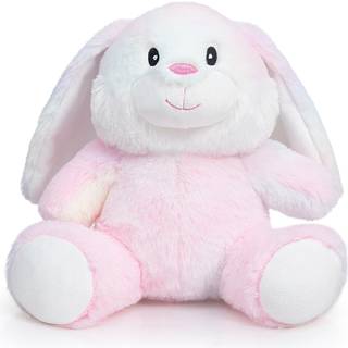 HollyHOME Bunny udstoppede dyr p?skehare Plys leget?j Bl?dt og nuttet udstoppet kanin p?skegave til b?rn Babypiger 10 tommer regnbue