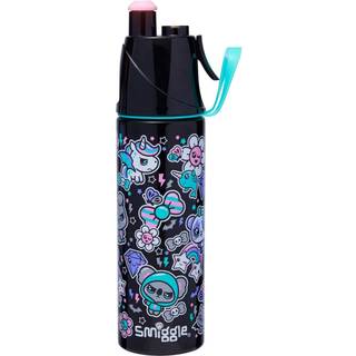 Smiggle Smiggle Black Trailblazer Insulated Stainless Steel Spritz Drink Bottle 500Ml