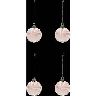 Håndlavede juletræskugler Delic (sæt af 4)