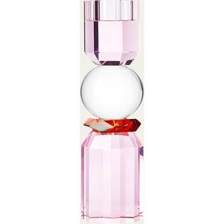 Reflections Copenhagen Candlelight And Scents - 'Memphis' tealight holder, clear, rose and red in Multicolor Fine hand cut crystal