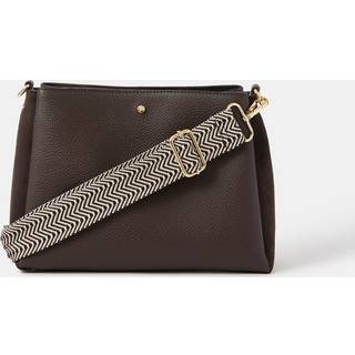 Accessorize Accessorize Brown Webbing Strap Cross-Body Bag