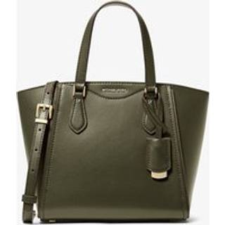 MK Taryn Small Leather Convertible Crossbody Bag - Green - Michael Kors - ONE SIZE