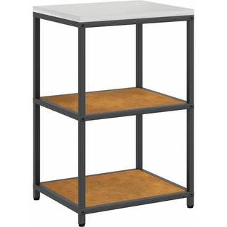 Køkkenopbevaringshylde med hylde Rusten Forvitret stål