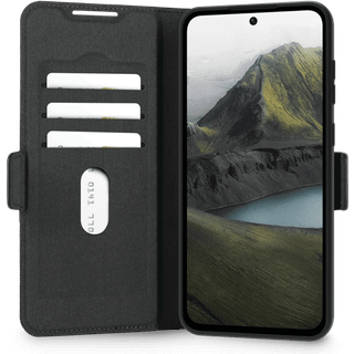 dbramante1928 Samsung Galaxy A36 (5G) Oslo Pro Genanvendt Plastik Flip Cover - Kortholder og Ståfunktion - Sort