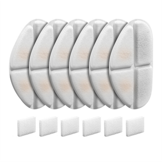 Filtre og pumpe-svampe til 7L vandskåldispenser til hunde 6+6