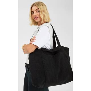 Accessorize Accessorize Corduroy shopper-taske med dobbelt rem
