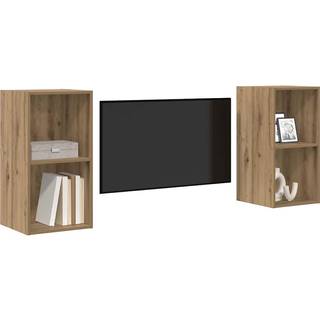 TV-møbelsæt Vægmonteret 2 pcs Artisan Egetræ 37 x 37 x 72 cm