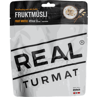 Real Turmat Fruit Muesli OneColour, White/Gray, 350 gram