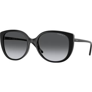 Vogue Briller VO5623SF Asian Fit Polarized W44/T3 55 Solbriller Kvinder Black - Black - 55mm